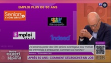 La matinale de TF1 suggère Seniors à votre Service pour trouver un emploi après 50 ans