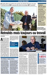 Charente libre parle de Seniors à votre Service, des retraités charentais travaillent